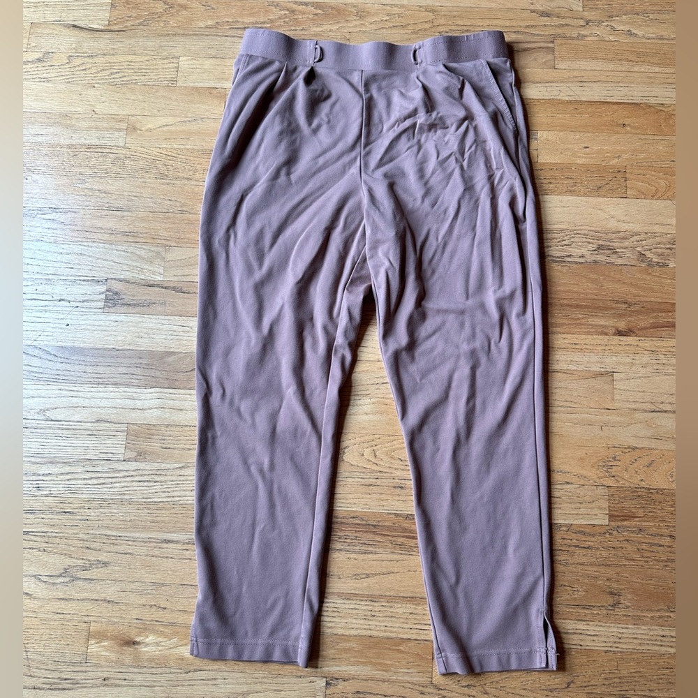 Betabrand light brown crop pants 2XL long